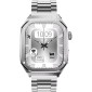 Smartwatch Maxcom FW65 Iron S 1.95” Amoled IP68 400mAh με Έξτρα Λουράκι Ασημί