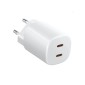 Φορτιστής Ταξιδίου Xiaomi BHR087OEU Nano Turbo PD 45W με 2xUSB-C Λευκός