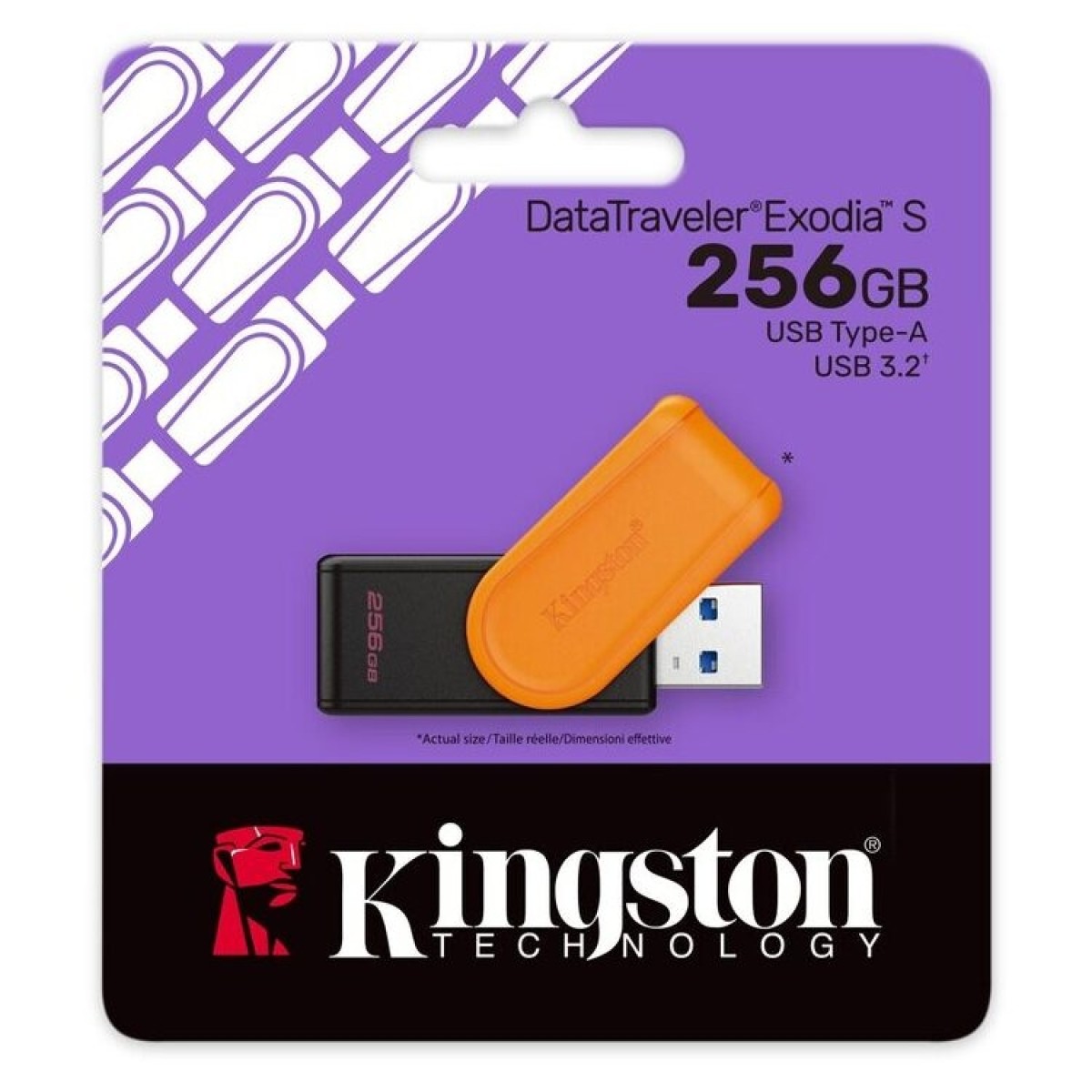 USB 3.2 Kingston Flash Drive Exodia S DTXS 256B