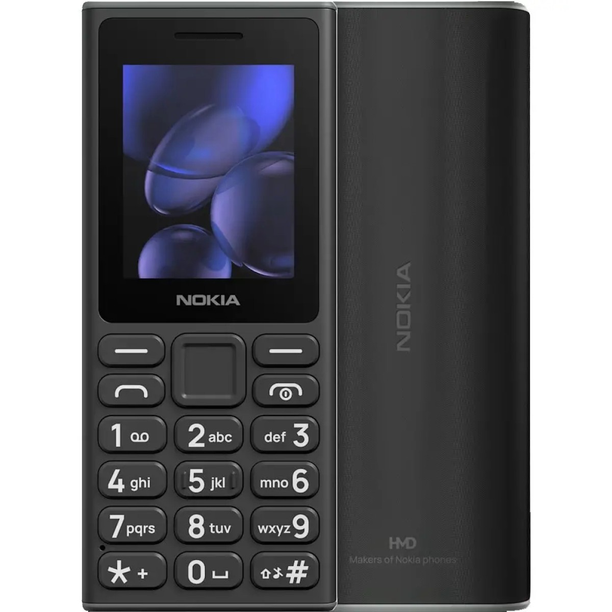 Nokia 105 (2024) Dual Sim 2" Μαύρο