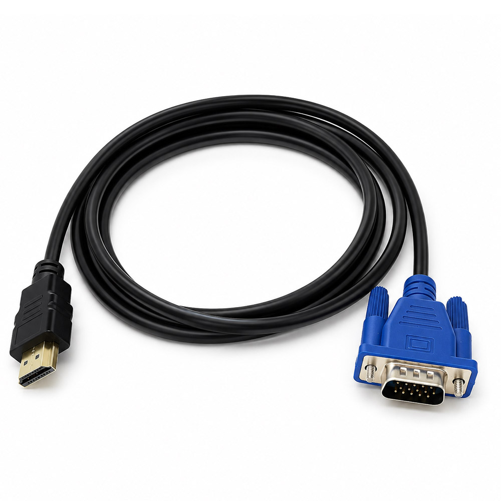 Καλώδιο Noozy HDMI σε VGA 1080p Μαύρο 1.5μ