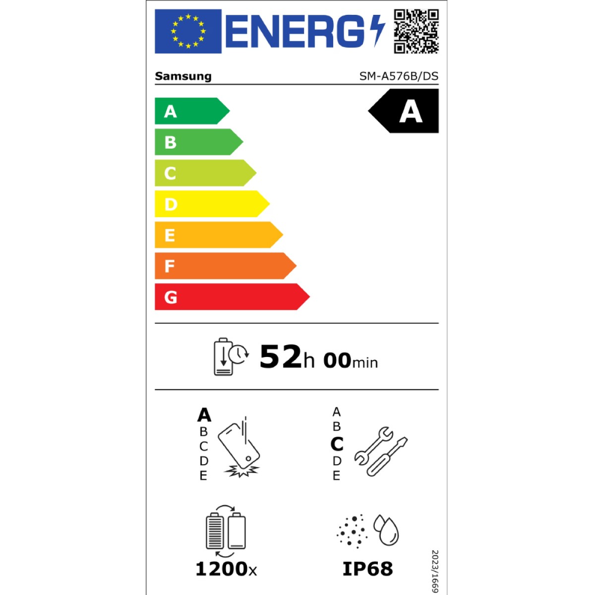 Samsung SM-A576 Galaxy A57 5G Non EU Dual Sim 6.7" 8GB/256GB NFC IP68 Awesome Grey με 1 Χρόνο Εγγύηση απο Samsung Service