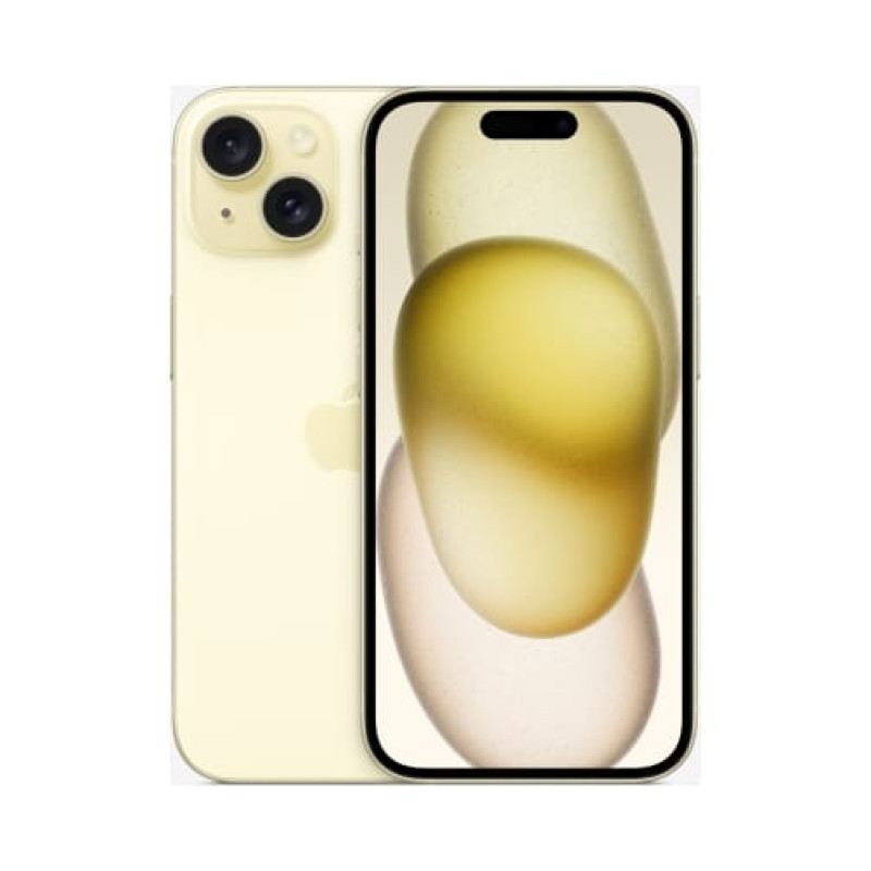 Apple iPhone 15 5G 512GB (6GB Ram) Single-Sim +eSim Yellow EU