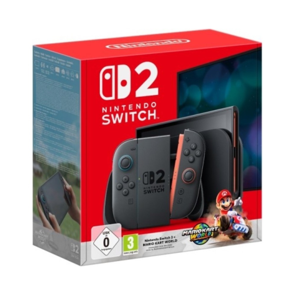 Ψηφιακή Κονσόλα παιχνιδιών Nintendo Switch 2 +Mario Kart World Black EU