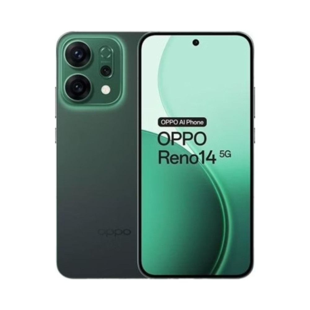 Oppo Reno14 5G 512GB (12GB Ram) Dual-Sim Luminous Green EU