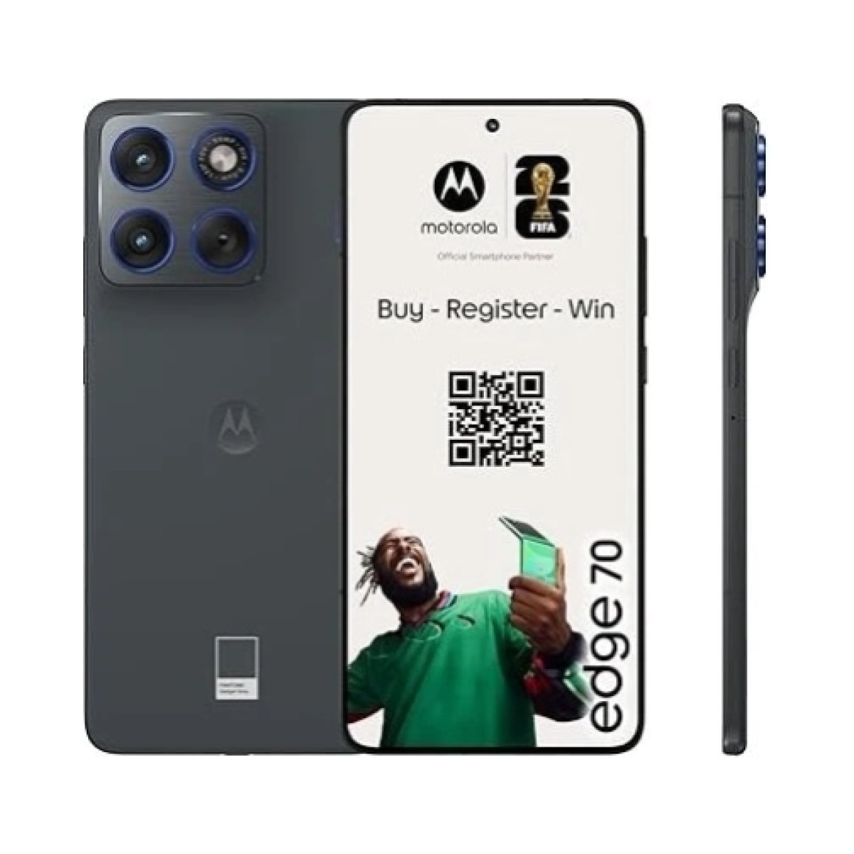 Motorola Moto Edge 70 (XT2601-2 2025) 5G 512GB (12GB Ram) Dual-Sim PANTONE Gadget Gray EU