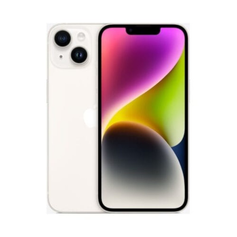 Apple iPhone 14 5G 128GB (6GB Ram) Single-Sim +eSim Starlight EU