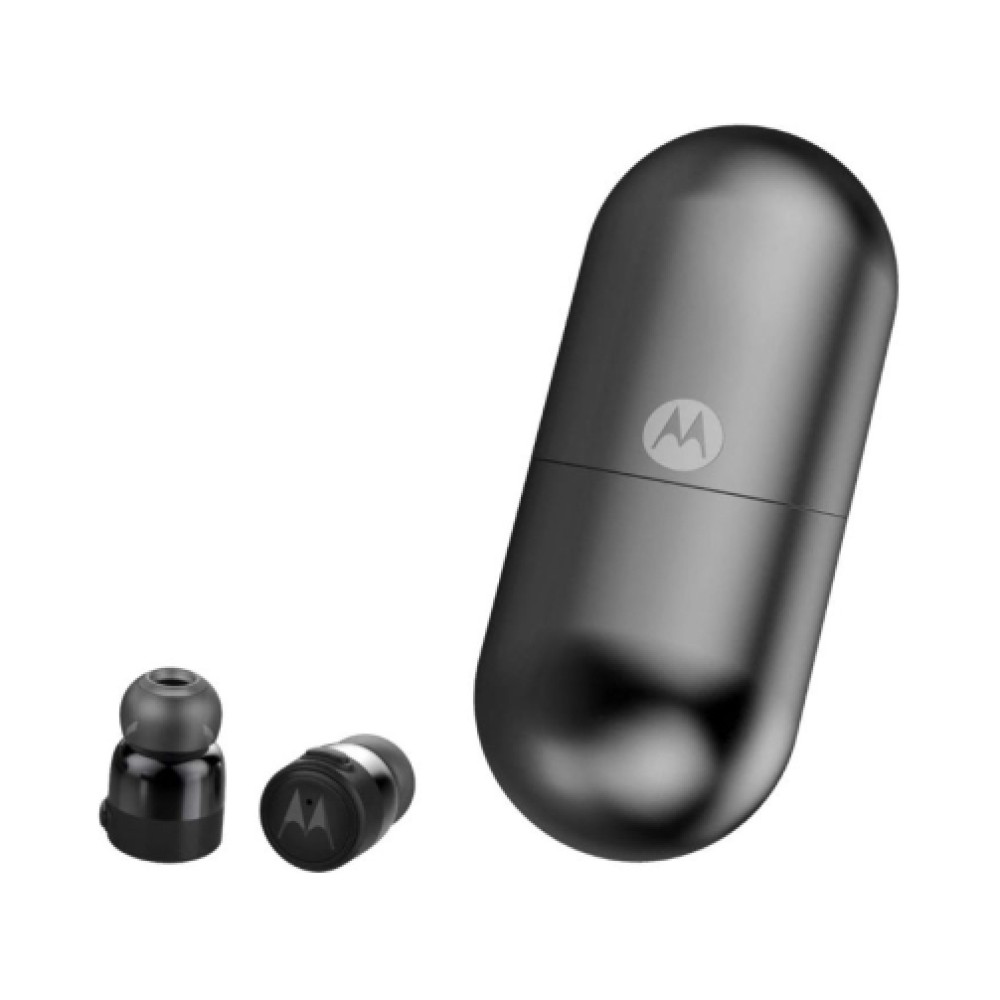 Motorola VerveBuds 400 Bluetooth Handsfree Ακουστικά με Θήκη Φόρτισης Black EU