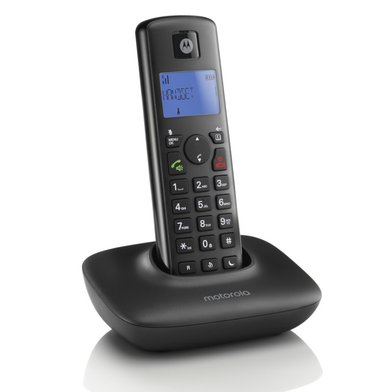 Motorola T401+ Ασύρματο τηλέφωνο Dect Black GR