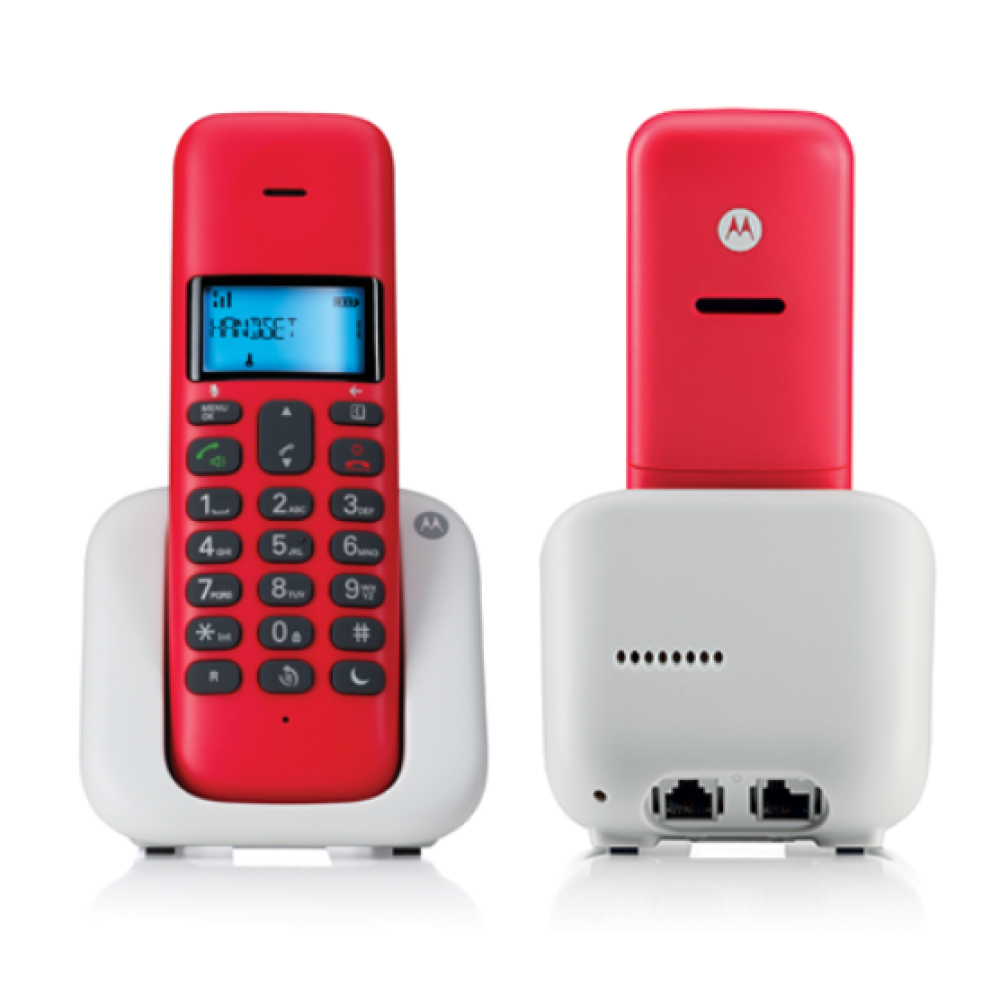 Motorola T301 Ασύρματο τηλέφωνο Dect Red EU