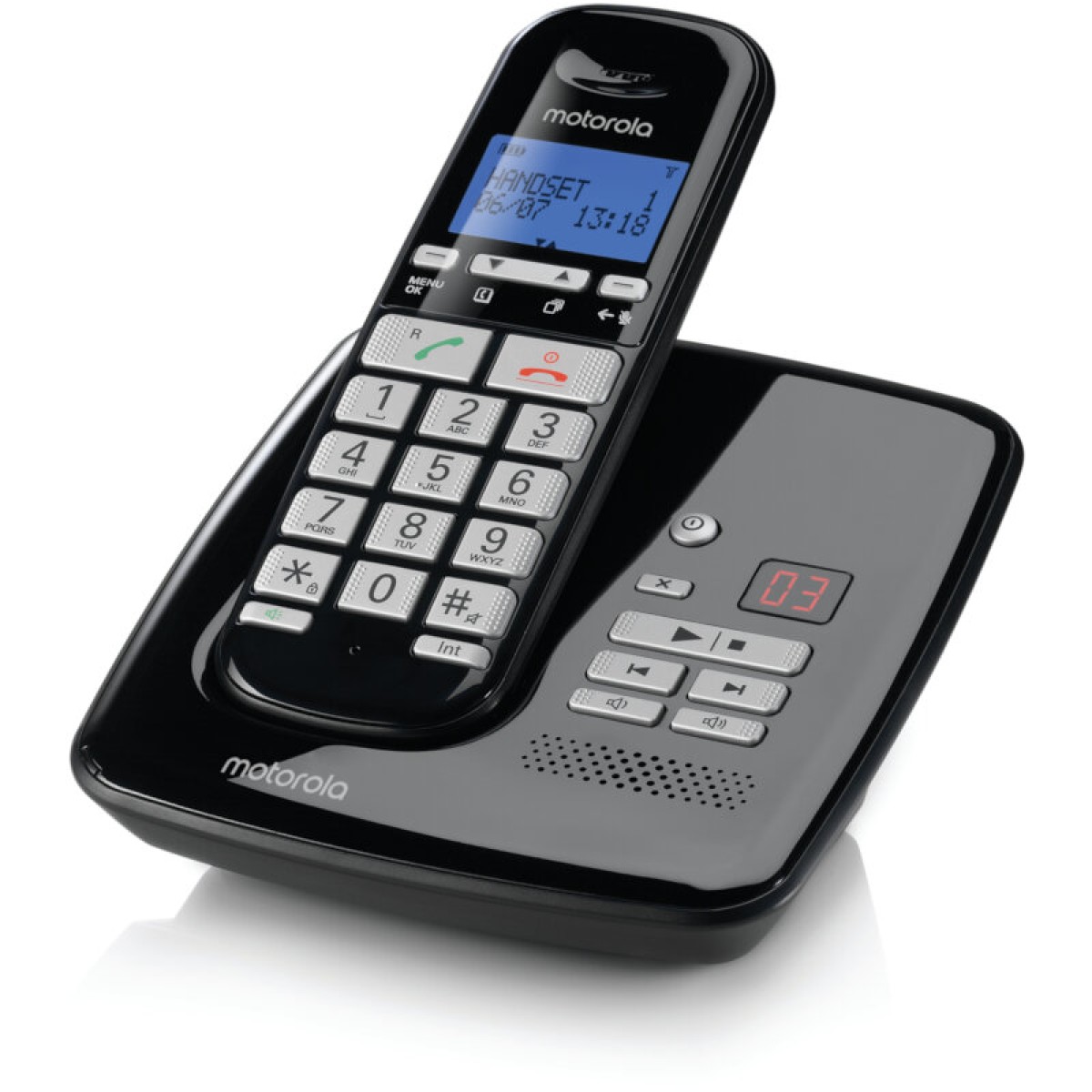 Motorola S3011 Ασύρματο τηλέφωνο Dect Black GR