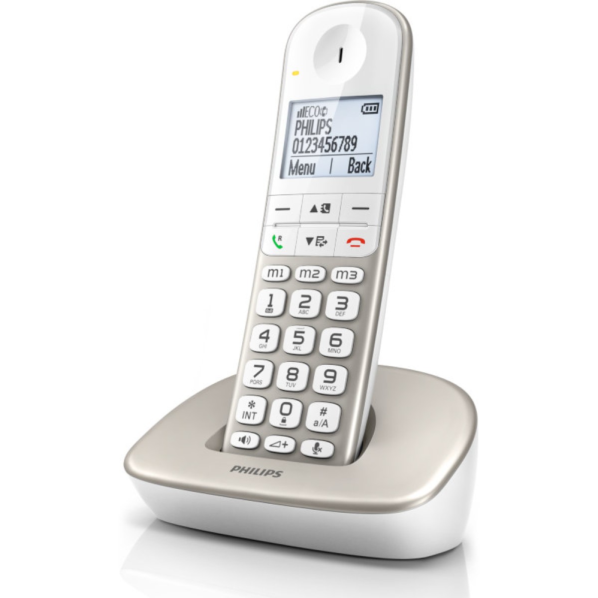 Philips XL4901S/GRS (Ασύρματο τηλέφωνο Dect) Sliver White EU