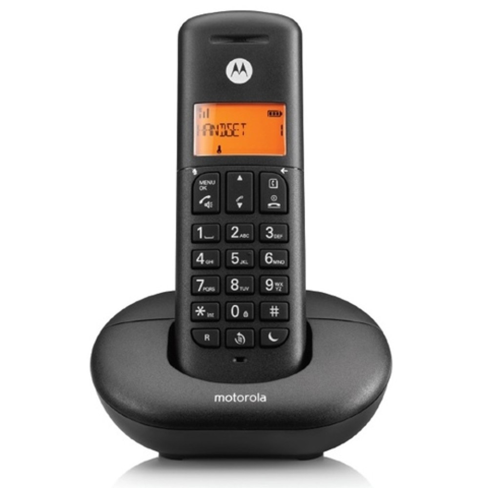 Motorola E201 Ασύρματο τηλέφωνο Dect Black EU