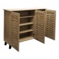 Παπουτσοθήκη-ντουλάπι Mantam pakoworld 16 ζεύγων sonoma 115.5x34x87εκ