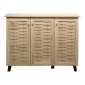 Παπουτσοθήκη-ντουλάπι Mantam pakoworld 16 ζεύγων sonoma 115.5x34x87εκ
