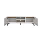 Έπιπλο τηλεόρασης Kemvio pakoworld  sonoma-λευκό 120x38x44εκ