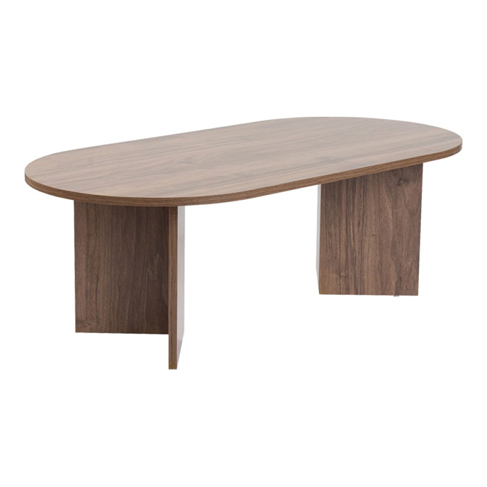 Τραπέζι σαλονιού Tabletod pakoworld σε καρυδί απόχρωση 119x60x40εκ