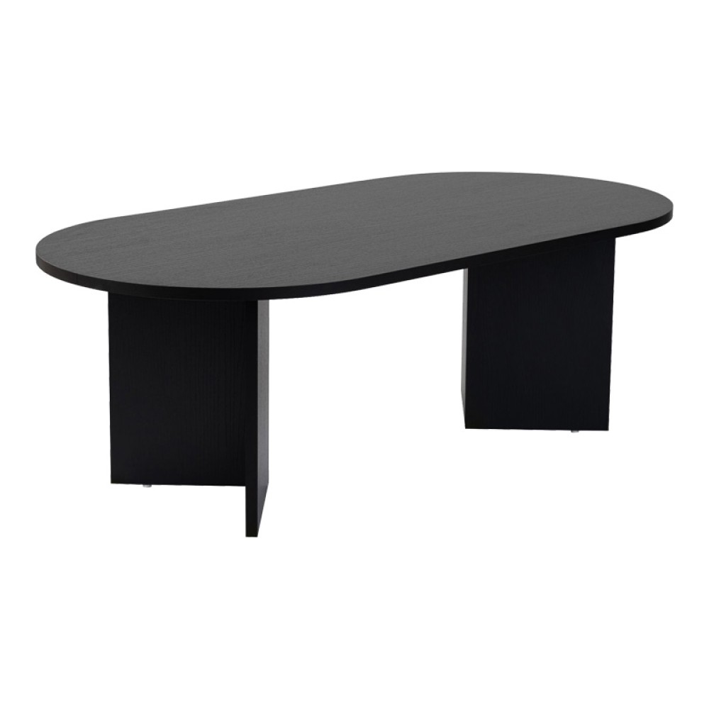 Τραπέζι σαλονιού Tabletod pakoworld σε μαύρη απόχρωση 119x60x40εκ