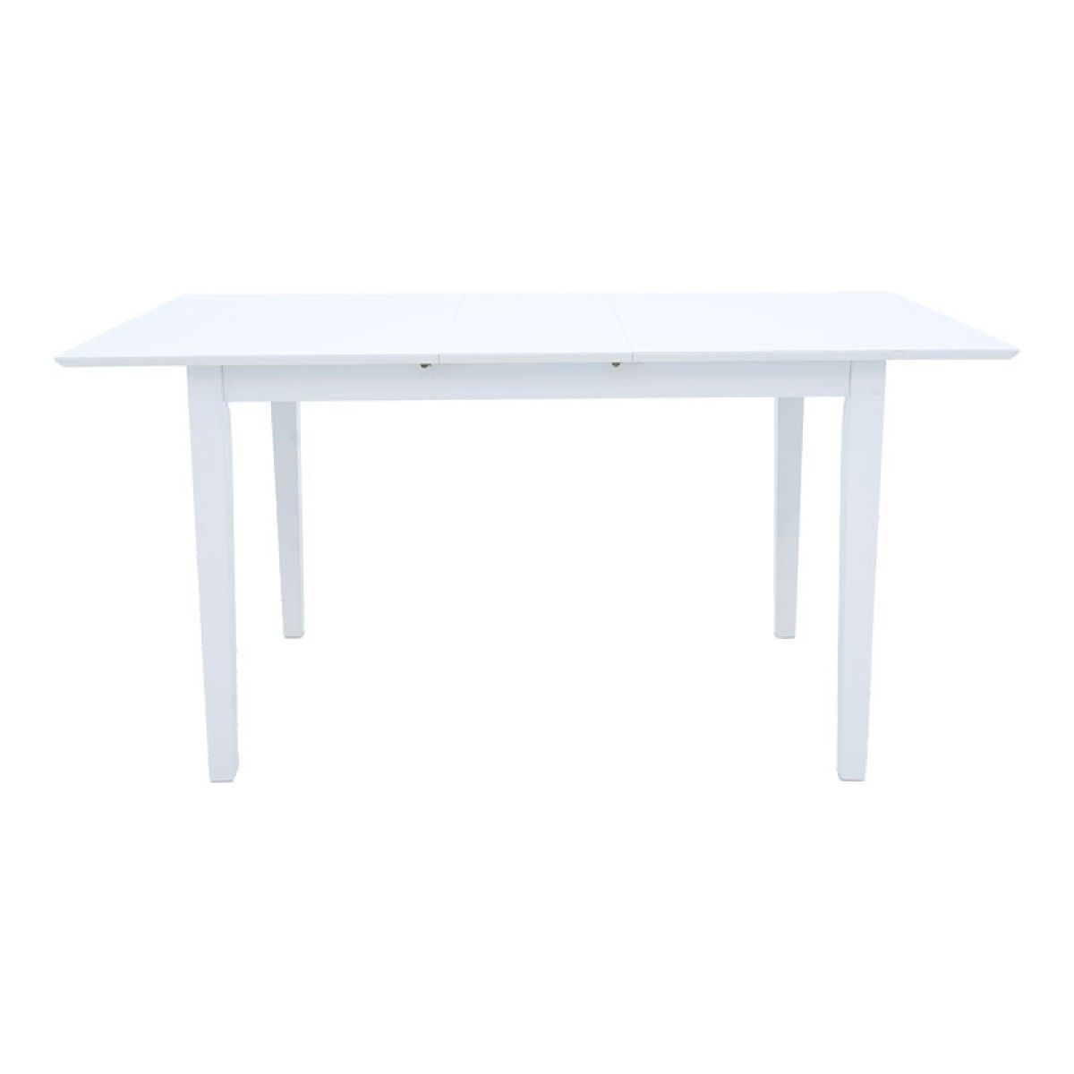 Τραπεζαρία Dallan Mabor pakoworld 7τεμ λευκό rubberwood 120-150x80x73,8εκ