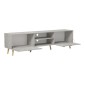 Έπιπλο τηλεόρασης Gorna pakoworld μπεζ εφέ μαρμάρου 180x35x48.6εκ