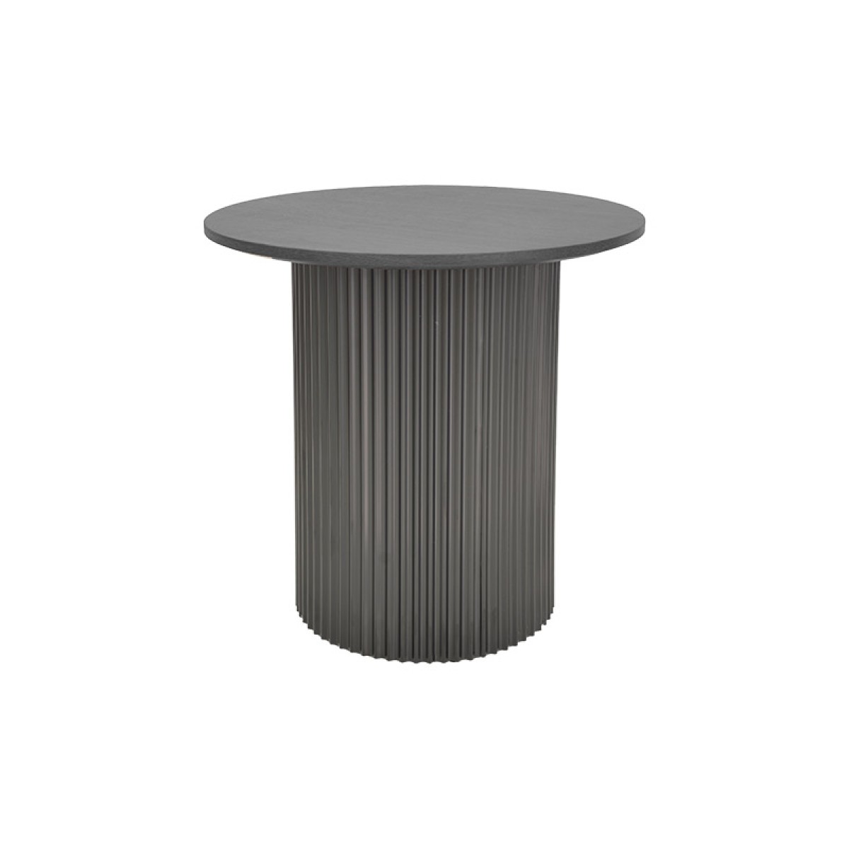 Tραπέζια σαλονιού Dovel pakoworld mdf-μεταλλο σετ 2τεμ. μαύρο