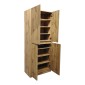 Παπουτσοθήκη-ντουλάπι Kebell pakoworld σε oak απόχρωση 71x41.5x180.4εκ