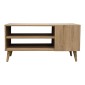 Έπιπλο τηλεόρασης Orianne pakoworld σε sonoma απόχρωση 90x32x46εκ