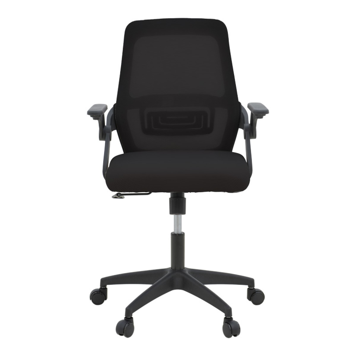 Καρέκλα γραφείου Reji pakoworld mesh ύφασμα μαύρο 58x60x89-99εκ