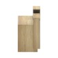 Γραφείο reception Lotus pakoworld σε φυσική-ανθρακί απόχρωση 160x60x105εκ