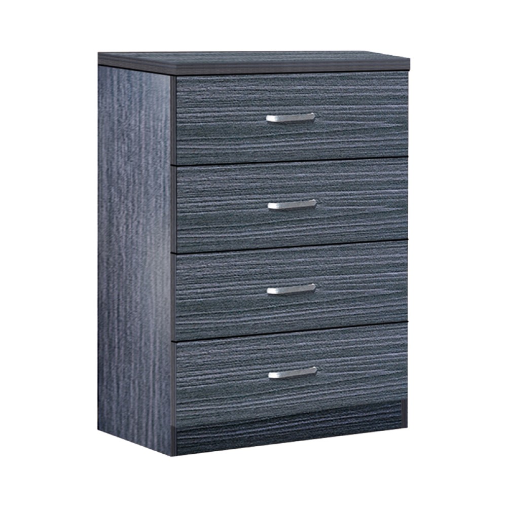 Συρταριέρα Killian pakoworld με 4 συρτάρια wenge 80x40x80εκ