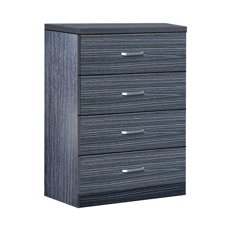 Συρταριέρα Killian pakoworld με 4 συρτάρια wenge 80x40x80εκ