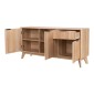 Μπουφές Hamea pakoworld mdf σε φυσική απόχρωση 150x39,5x73εκ