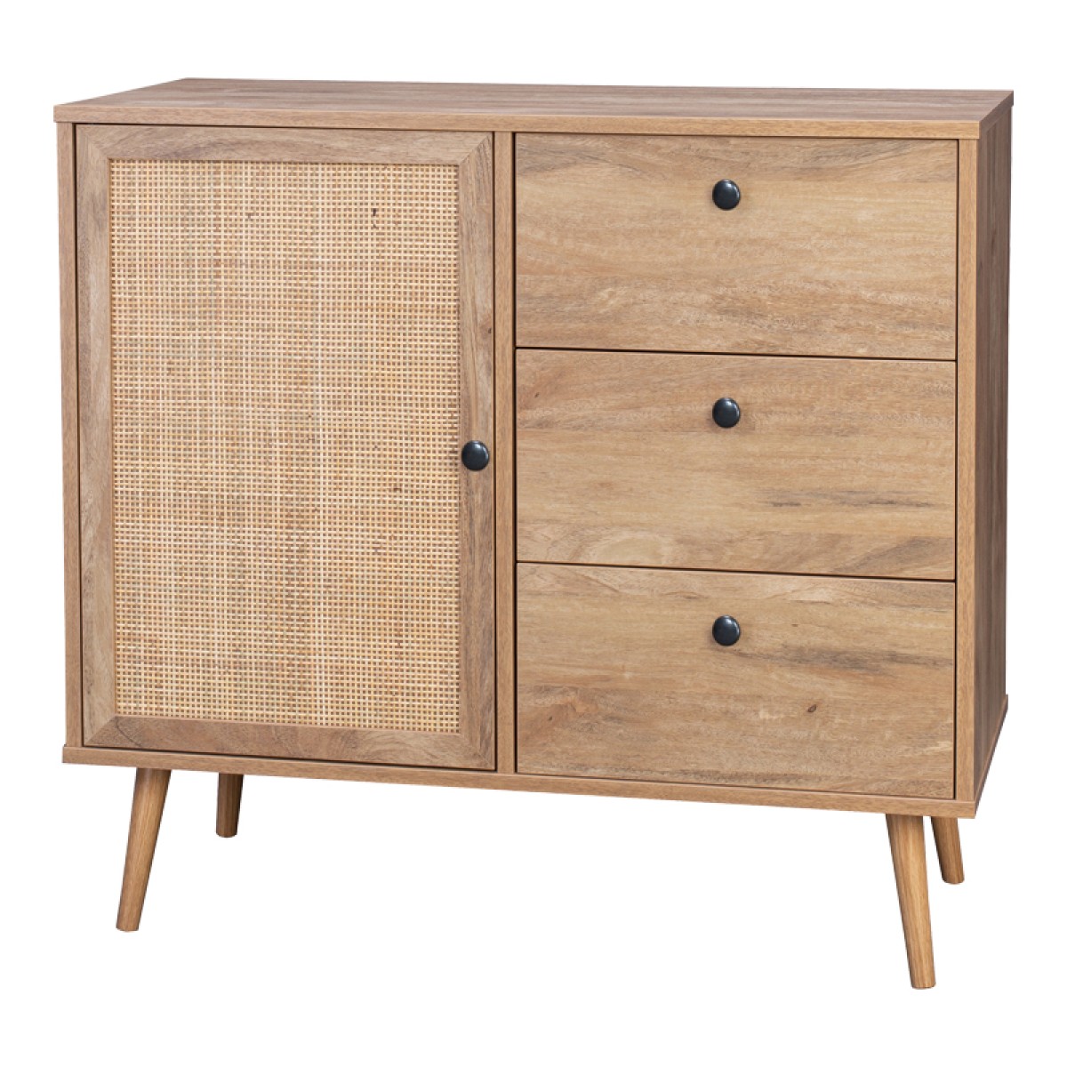 Μπουφές Oslo pakoworld σε sonoma απόχρωση 85x39x79εκ