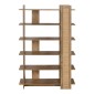 Βιβλιοθήκη Oslo pakoworld sonoma 100x32x146.5εκ