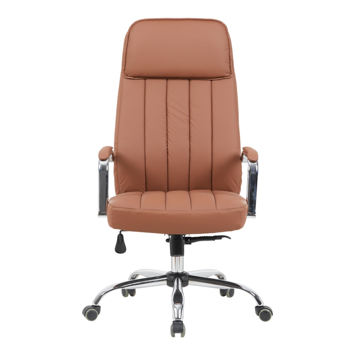 Καρέκλα γραφείου διευθυντή Morales pakoworld pu καφέ 60x70x118-124εκ