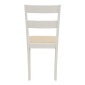 Καρέκλα Dallan pakoworld rubberwood λευκό 40x47.5x89εκ