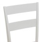 Καρέκλα Dallan pakoworld rubberwood λευκό 40x47.5x89εκ