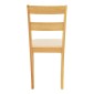 Καρέκλα Dallan pakoworld rubberwood σε φυσική απόχρωση 40x47.5x89εκ