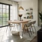 Tραπέζι Faghan pakoworld καφέ mdf 180x90x76εκ