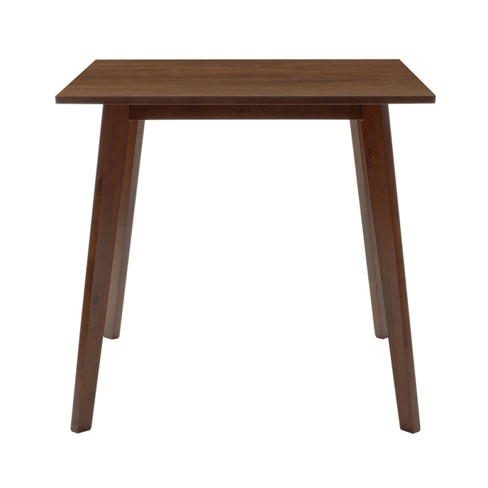Τραπέζι Benson pakoworld MDF σε καρυδί απόχρωση 80x80x75εκ