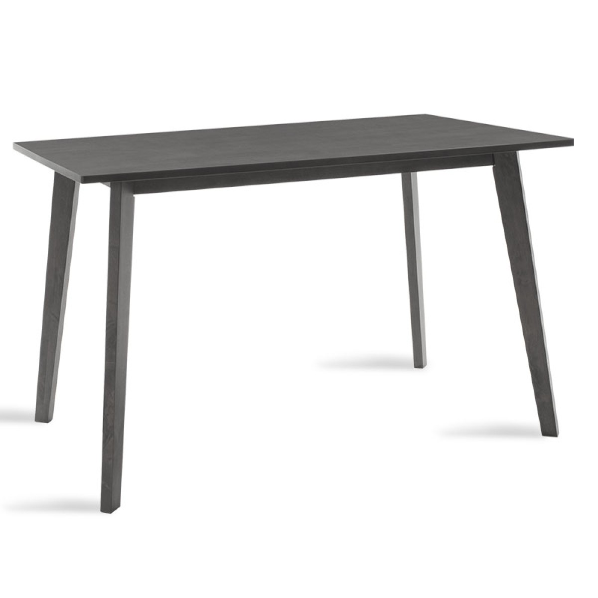 Τραπέζι Benson pakoworld MDF σε rustic grey απόχρωση 120x75x75εκ