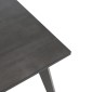 Τραπέζι Benson pakoworld MDF σε rustic grey απόχρωση 120x75x75εκ