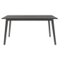 Τραπέζι Benson pakoworld MDF σε rustic grey απόχρωση 150x90x75εκ