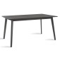 Τραπέζι Benson pakoworld MDF σε rustic grey απόχρωση 150x90x75εκ