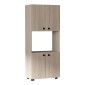Στήλη Guzel pakoworld σε sonoma απόχρωση 60x31.4x140εκ