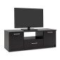 Έπιπλο τηλεόρασης OLYMPUS pakoworld χρώμα wenge 144x39x50,5εκ