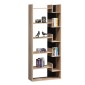 Βιβλιοθήκη Naya pakoworld sonoma-ανθρακί 72x30x182.5εκ