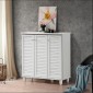 Παπουτσοθήκη-ντουλάπι Santo pakoworld 16 ζεύγων σε λευκή απόχρωση 89.5x34.5x91.5εκ