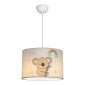 Παιδικό φωτιστικό οροφής Koala pakoworld led E27 πολύχρωμο PVC Φ30x20εκ