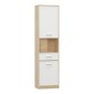 Στήλη Letto pakoworld σε oak - λευκό ματ απόχρωση 50,2x34,3x195εκ